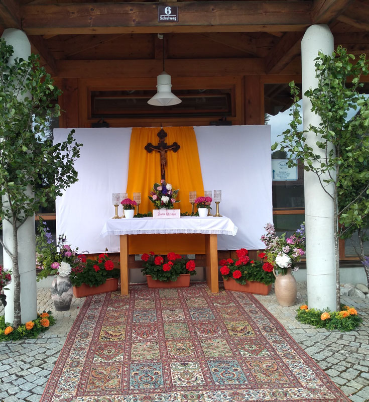 Fronleichnam - 1.Altar