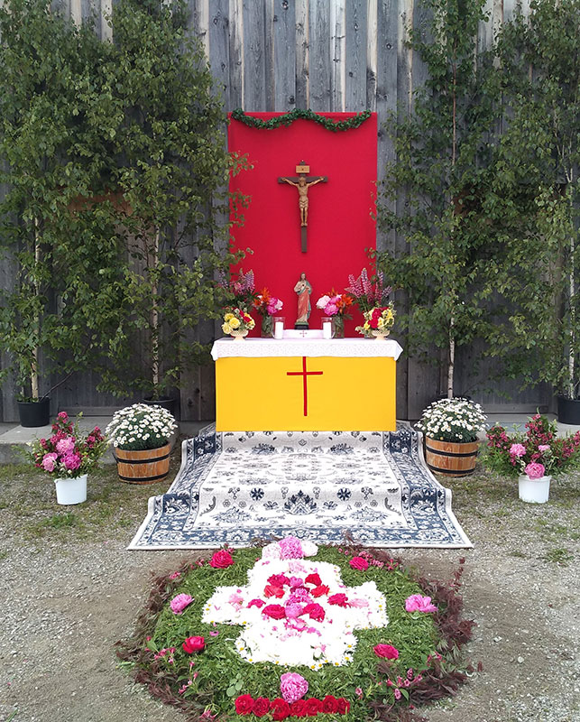 Fronleichnam - 2.Altar